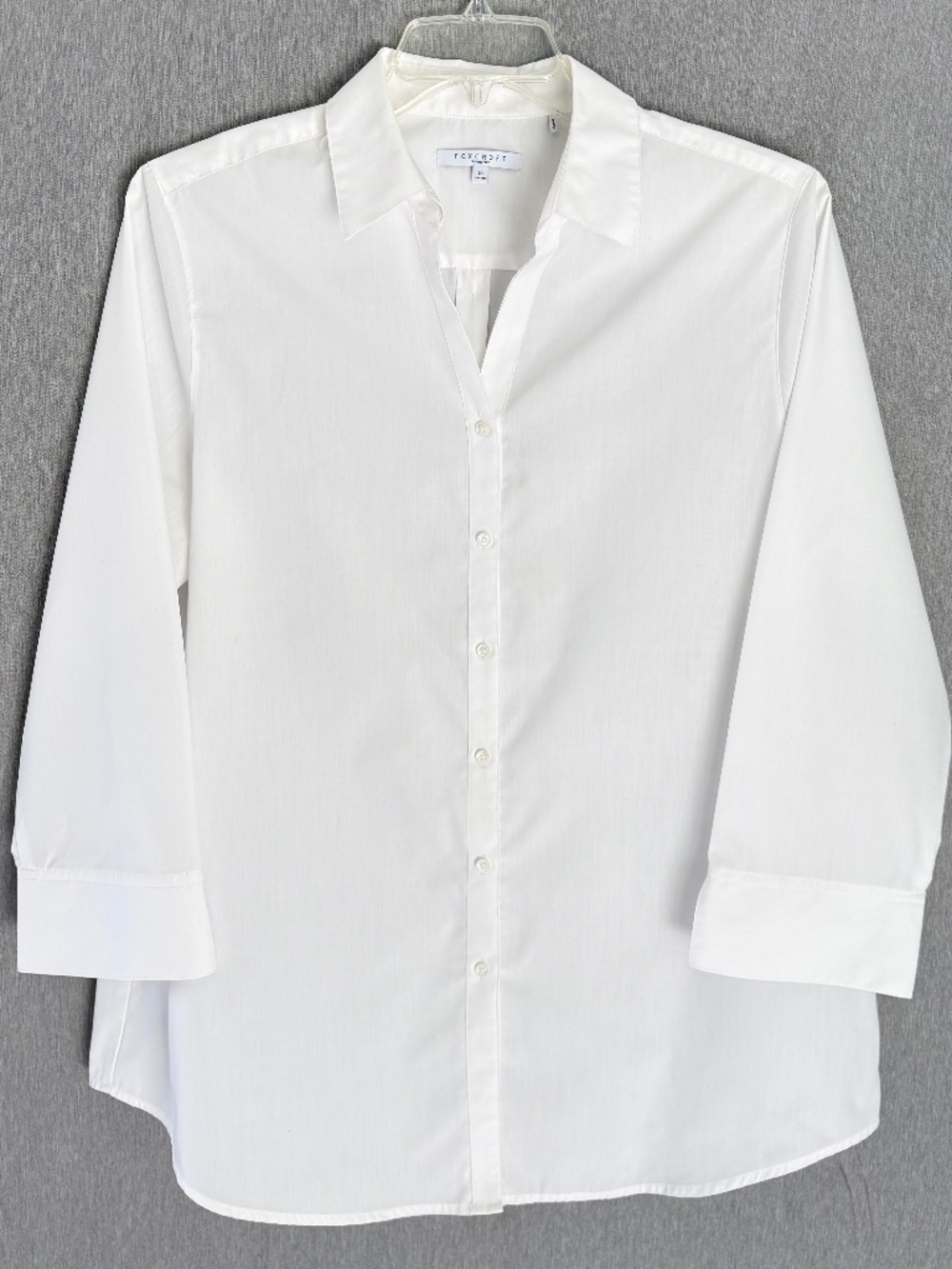 FOXCROFT Wrinkle Free 3/4 Sleeve Shirt